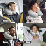 8528 SOFT NECK PILLOW FOR TRAVEL NECK PILLOW (1 PC)-Multicolor
