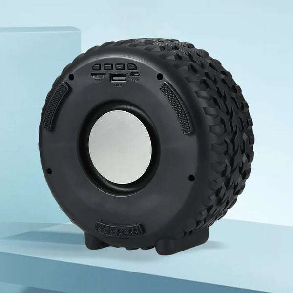 7319 Wireless Speaker Battery 1200mAh Tyre-Shaped Bluetooth Speaker Portable Sound Companion 1 Piece