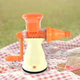 11460 Apex Manual Carrot and Fruit Juicer – Heavy-Duty (1 Pc With Glass)
