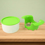 11458 Apex Apple Cutter with Container – Unbreakable ABS Body & Stainless Steel Blades