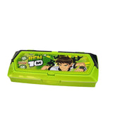 AM5541 Green Ben 10 Compass Box for Kids- (Pack of compassbox, 1 kit of pencil rubber and marker)