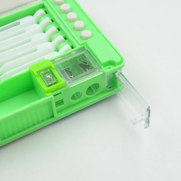 4251 Multipurpose Compass Box (2 Compartments): Cartoon Pencil Case For Kids