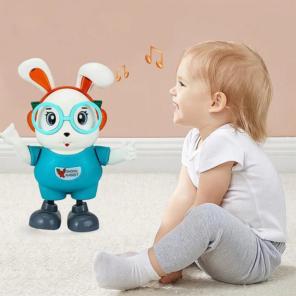 4379 Electroplay Swing Rabbit Musical Dancing Toy – Interactive Bunny with Lights, Sounds (1 Pc / Battery Not Included)