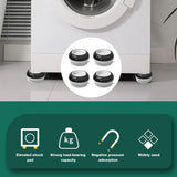 17966 ANTI VIBRATION PADS FOR WASHING MACHINE, WASHING MACHINE BASE FOOT PADS NON SLIP HEIGHTEN SHOCK AND NOISE CANCELLING BASE PADS (4 PCS SET)