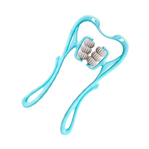 6593A 6 Wheel Dual Pressure Point Cervical Neck Massager WOMEN (1PC)