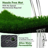 0612 ARTIFICIAL GRASS FOR BALCONY OR DOORMAT, SOFT AND DURABLE PLASTIC TURF CARPET 58X38CM