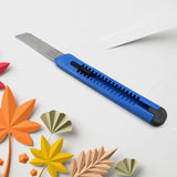 7496 MULTI-USE IRON CUTTER, CUTTING BLADE AND PRECISION KNIFE BLADE, UTILITY KNIFE - HEAVY DUTY INDUSTRIAL CUTTER KNIFE (18MM) by DeoDap