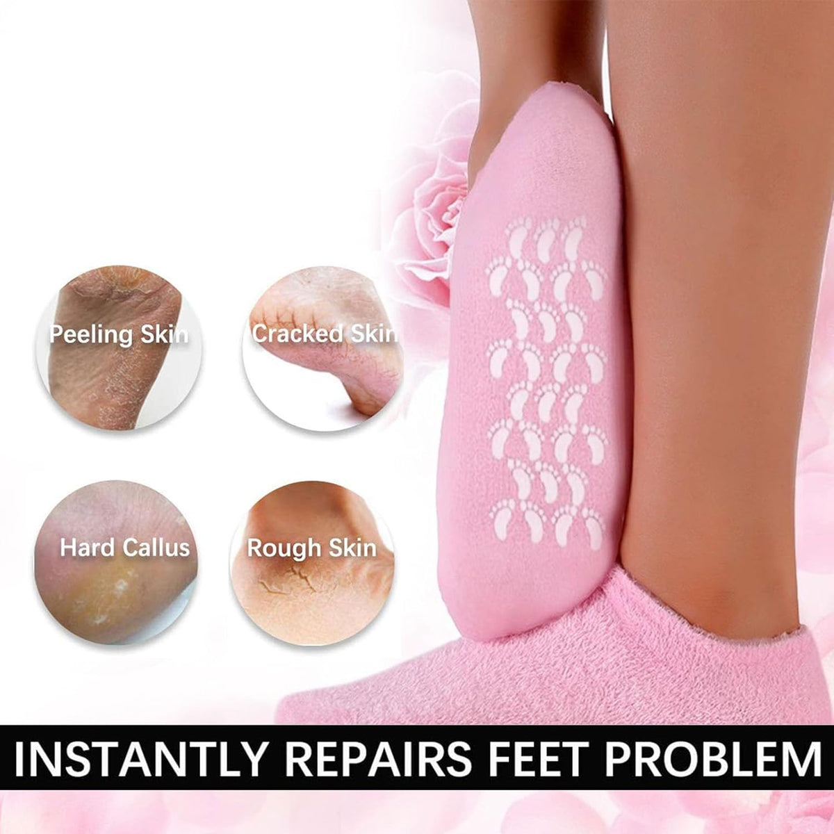 Soft Moisturizing Gel Socks Feet Skins Moisturizing Gel SPA Socks - China  Moisturizing SPA Gel Socks and Silicone Gel Socks price