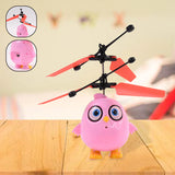 4394 Electroplay Flying Bird RC Toy with LED & Remote Control – Pink Owl Design (1 Set)