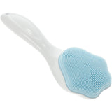 13782 Silicone Face Scrubber Exfoliating Brush, Manual Handheld Facial Cleansing Brush (1 Pc)