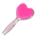 6263 Heart Shape Hair Brush Massage Shower Comb (1 Pc)