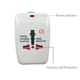 12671 ALL-IN-ONE UNIVERSAL WORLDWIDE TRAVELLING AC ADAPTOR PLUG (AU / UK / US / EU) INTERNATIONAL POWER CHARGER ELECTRIC USB POWER PLUG SOCKET ADAPTER CONVERTER (1 PC)