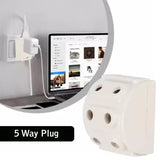 7259 5-Way 2 Pin Multi-Plug Socket / Converter (1 Pc)