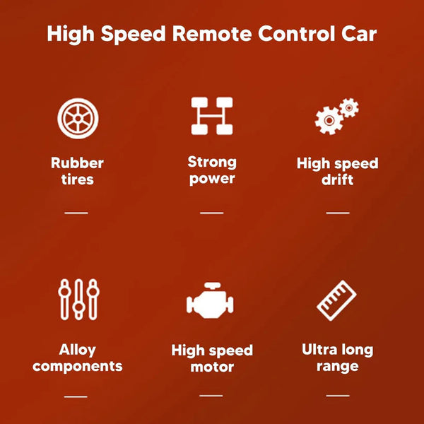 4377 Electroplay Metal Body High-Speed RC Supercar with Remote Control Racing Car