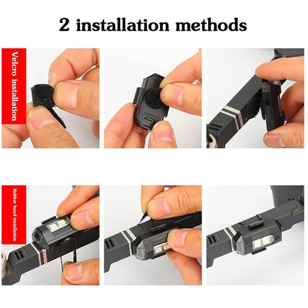 7497 USB Rechargeable Mini LED Strobe Lights Multi-Colors