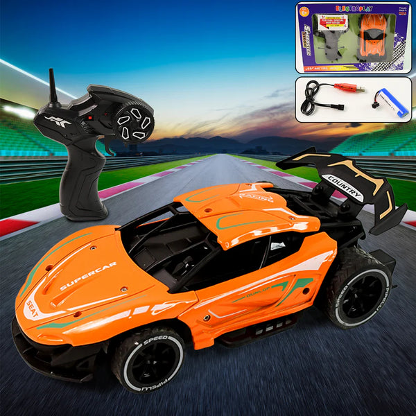 4377 Electroplay Metal Body High-Speed RC Supercar with Remote Control Racing Car