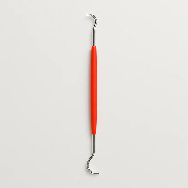 14497 Ergonomically designed anti-slip handles Durable plastic and stainless steel tools Helps remove plaque, tartar, and food particles Ideal for use between dentist visits Travel-friendly and hygienically packaged