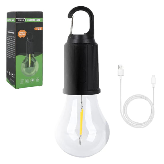 12658 RECHARGEABLE CAMPING LIGHTS FOR TENTS LED CAMPING TENT LANTERN 3 LIGHTING MODES TENT LAMP PORTABLE EMERGENCY CAMPING LIGHTS WITH CLIP HOOK FOR CAMPING HIKING FISHING, BACKPACKING (1 PC)