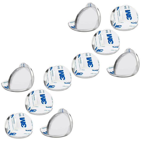 9608 Corner / Edge Guards Clear Corner Protectors (Big 4 Cm / 10 Pcs Set)