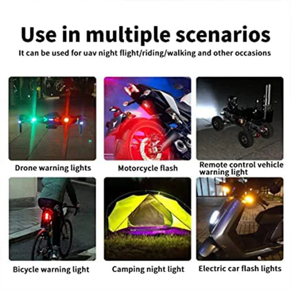7497 USB Rechargeable Mini LED Strobe Lights Multi-Colors