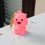 AM5587 Cute Bear Bubble Squeeze KeyChain