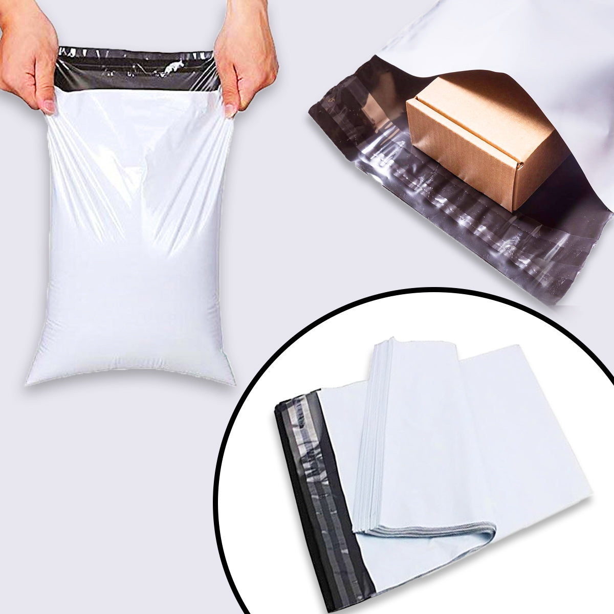0928 Tamper Proof Polybag Pouches Cover for Shipping Packing - Main Image