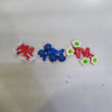 AM1276 Beautiful Mini Multipal Shape Hair Clutcher Hair Claw Clips for Baby Girls - 4pcs