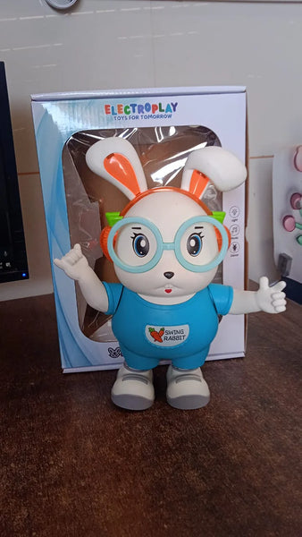 4379 Electroplay Swing Rabbit Musical Dancing Toy – Interactive Bunny with Lights, Sounds (1 Pc / Battery Not Included)