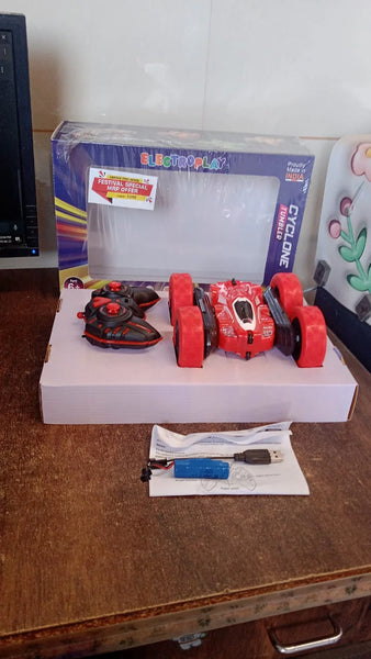 4376 Electroplay Remote Control Car, Double Sided Fast Stunt Car (1 Set)