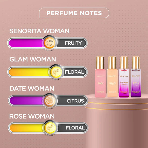 AM2385 Bella Vita Luxury Woman Eau De Parfum  4x20 ml