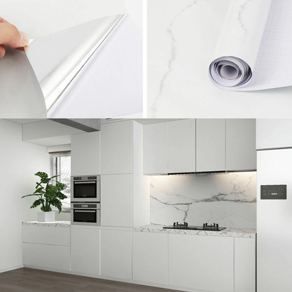 AM5867 Multi-Design Marble Foil Kitchen Stickers (60CM X 2M) - 1 Piece