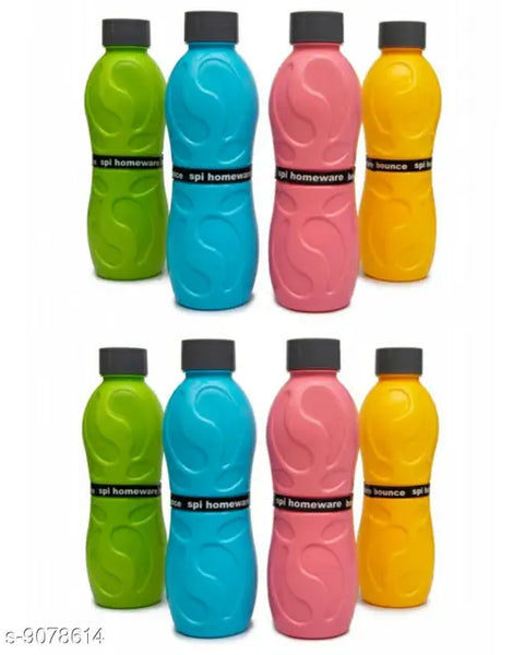 AM3994 Nice Plastic Water Bottle Set (Pack of 4)