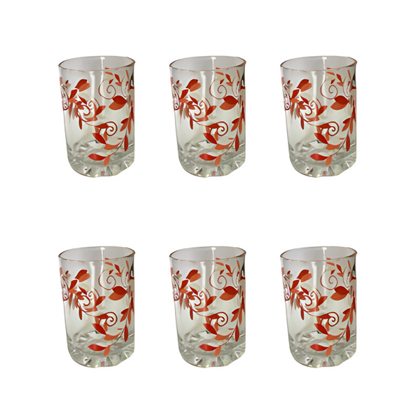 AM0317 TGI Splash Water & Juice Glass Drinking Set Of 6 PCS