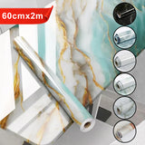 AM5867 Multi-Design Marble Foil Kitchen Stickers (60CM X 2M) - 1 Piece