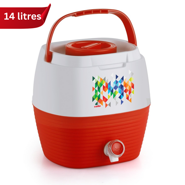 AM5159 Cello Breeza Pastic Insulated Water Jug - 14 litres