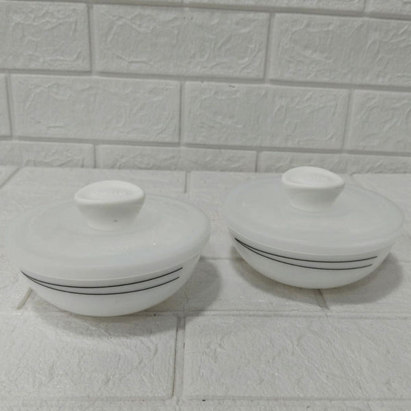 Di0206 Cello Small Mixing Bowl Set of 2pc with Lids - 500ml Each