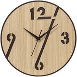 AM0605 Wooden Round Shape  Wall Clock Round Number MDF design for Home -11.5x11.5