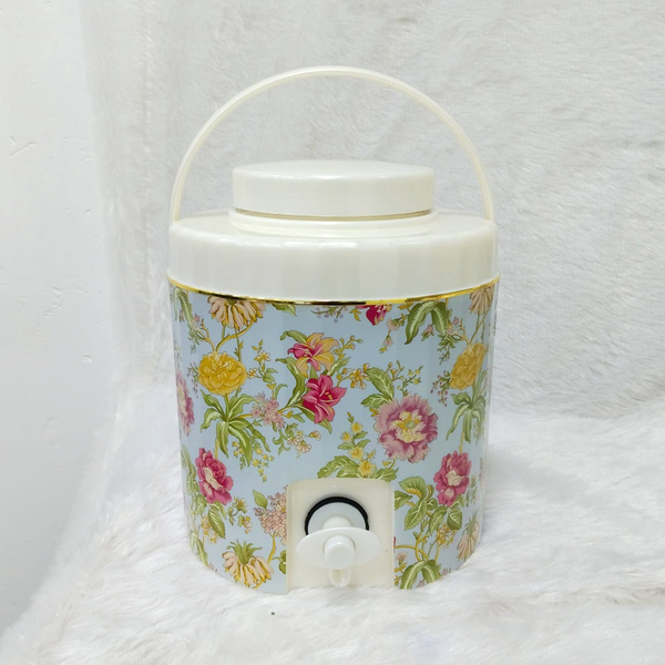Di0377 Sukhoi Flora Print 3-Piece Insulated Kitchenware Gift Set — Water Jug, Hot Pot & Flask