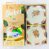 Di0316 Dukes 2-Piece Melamine Bowl Set with Floral Print