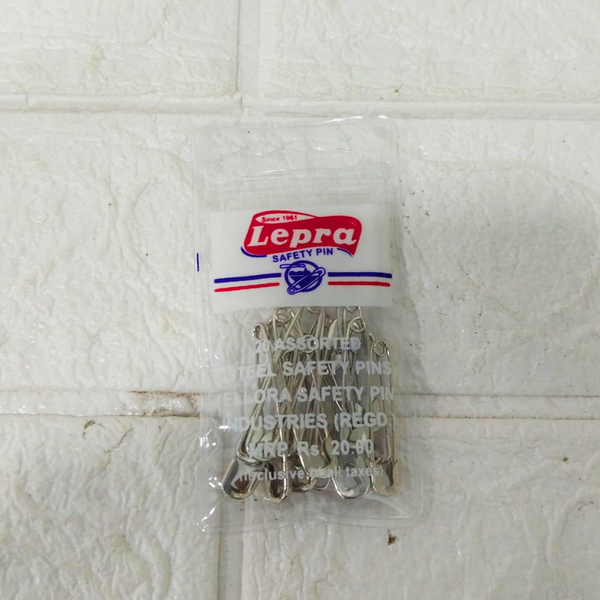 AM6222 Lepra Assorted Steel Safety Pins -20 Pcs