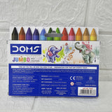 AM6082 DOMS Jumbo Wax Crayons 13 Shades