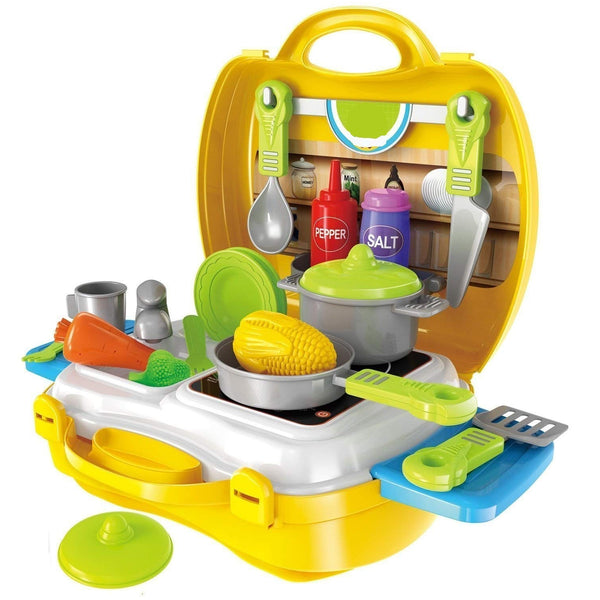 3187 Pretend Play Kitchen Cooking Set for Kids - Set of 26 Pcs