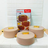 Di0267 Rishabh Super Festive 3-Piece Insulated Casserole Set