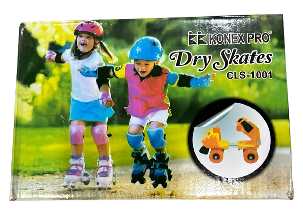 AM0294 Konex Dry Skates Wheel Roller Skates Shoes For Kids Age 6 To 14 Years Skating Shoes, Multicolour