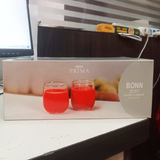 AM5647 YERA Prima Bonn Zest Glass Tumbler Set of 6 Pcs - Each 210Ml