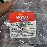 AM5913 Royal Eliza Transparrent Container Jar Set of 3 - 1000 ml