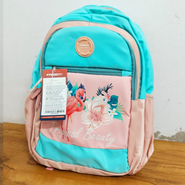 AM5552 Priority Printed Backpack- School Bag For Kids