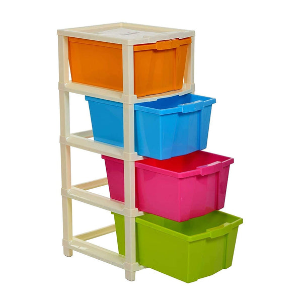 0768 Multipurpose Modular Drawer Organizer Storage Box - 4 Layers