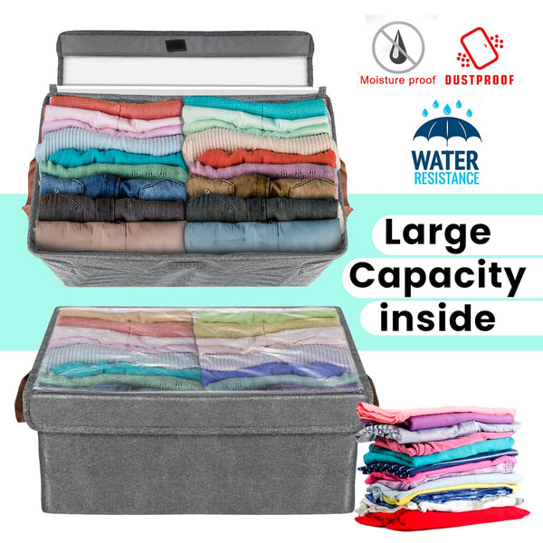 3528 Foldable Storage Baskets with Handles