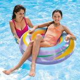AM0389 Pool Rings with Handle, Baby Pool, Swimming Rings for Kids Mix Color (36 inch)